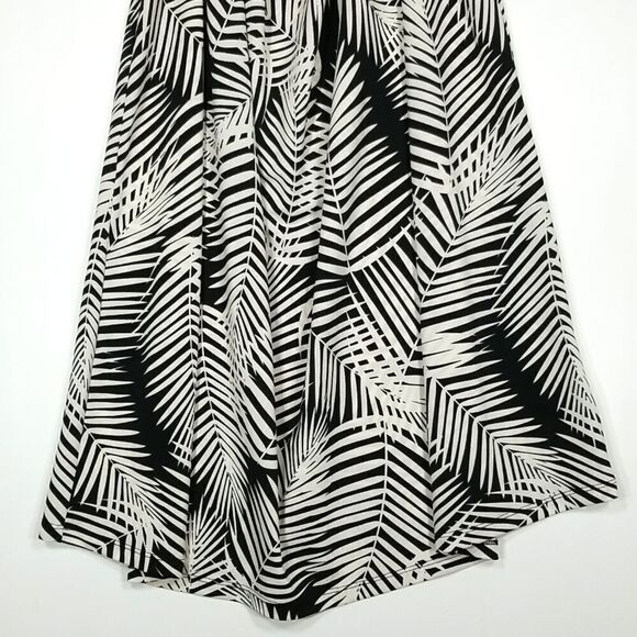 🎁5/$25 GEORGE Dress Womens Size XL Short Sleeve Summer Dress | Black and White - Picture 3 of 8